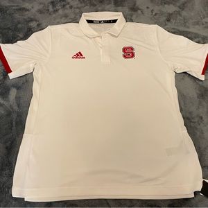 NC State Adidas polo shirt